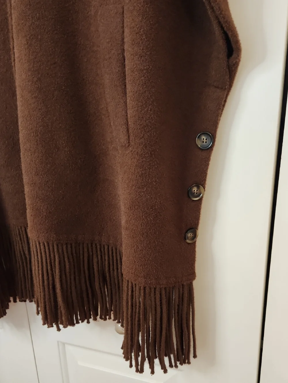 NVLT mink eyelash short fringe coatigan Oversized Size M - Picture 4 of 12